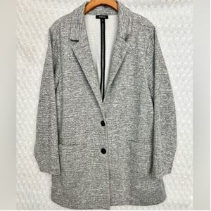 Torrid Gray Longline Blazer Relaxed Fit